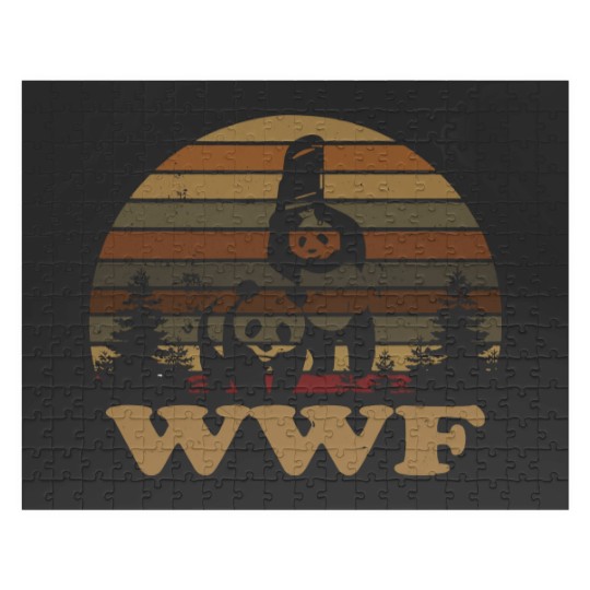 Discover VINTAGE - WWF Panda Jiu-Jitsu - Vintage - Jigsaw Puzzles