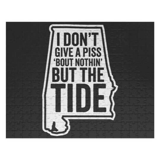 Discover I Don't Give A Piss About Nothing But The Tide - Albm Football Jigsaw Puzzles