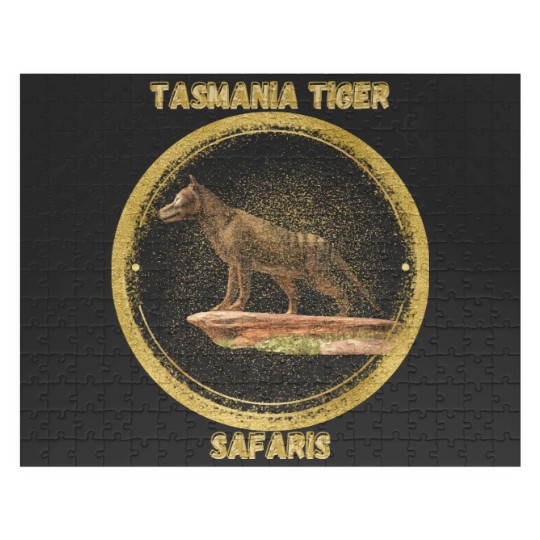 Discover Extinct Tasmania Tiger Safari Jigsaw Puzzles