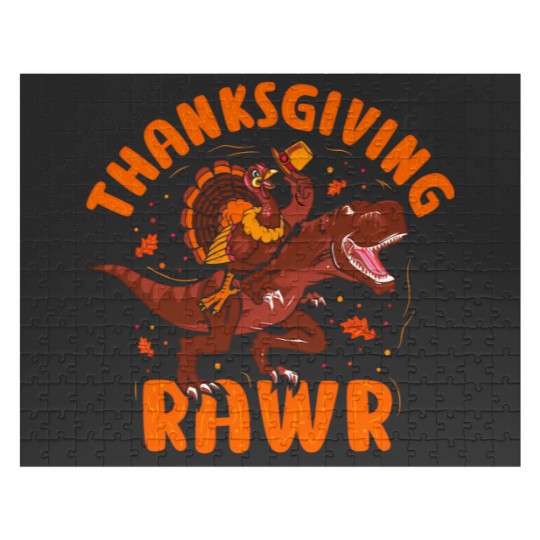 Discover Thanksgiving Thanksgiving Rawr Jigsaw Puzzles