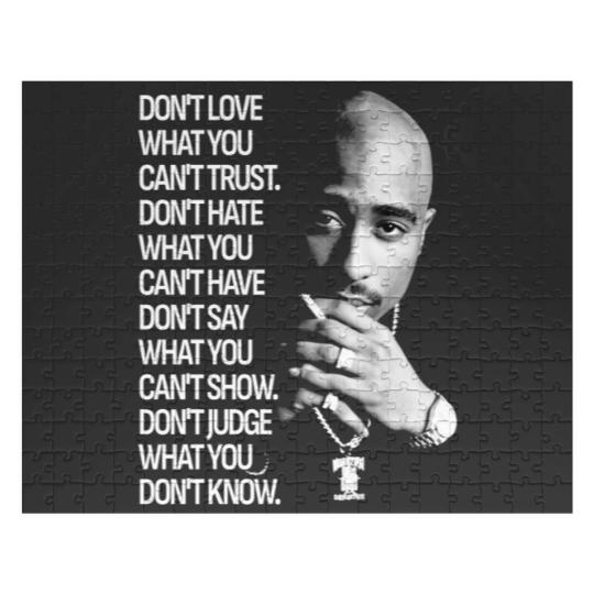 Discover 90s Quote Jigsaw Puzzle Featuring Tupac