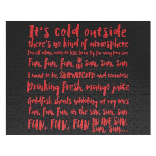 Discover Red Dwarf Lyrics Jigsaw Puzzles