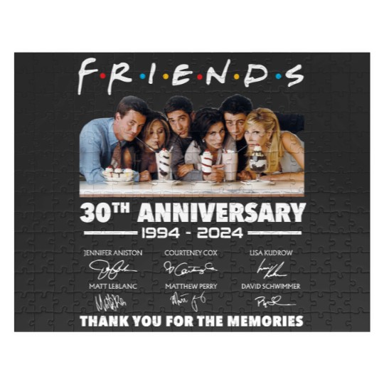 Discover Friends 30th Anniversary 1994 - 2024 Thank You Jigsaw Puzzles