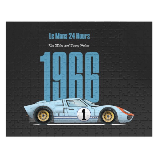 Discover GT40 Ken Miles 1966 Jigsaw Puzzles