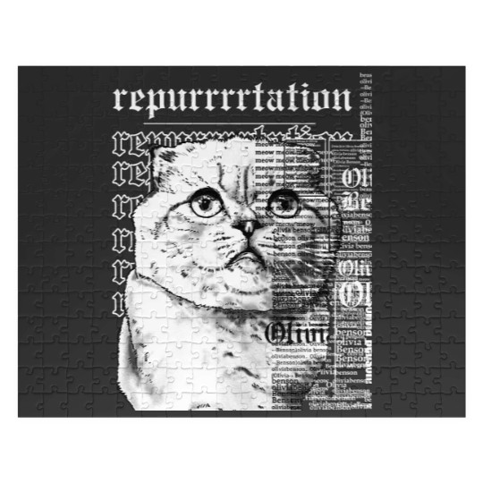 Discover Vintage Reputation Cat Jigsaw Puzzles, Reputation Karma Jigsaw Puzzles