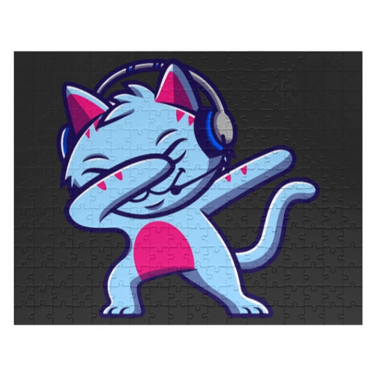 Discover Gravycatman Cat Dab Jigsaw Puzzles