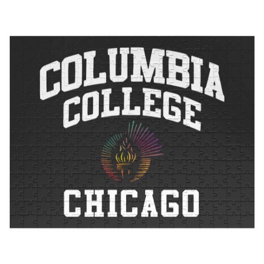 Discover Columbia College Chicago CCC Logo Jigsaw Puzzles
