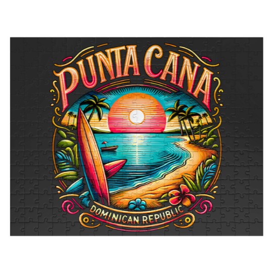 Discover Punta Cana Dominican Republic Vacation Beach Jigsaw Puzzles