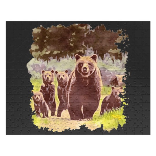 Discover Grizzly 399 And Quad Jigsaw Puzzles