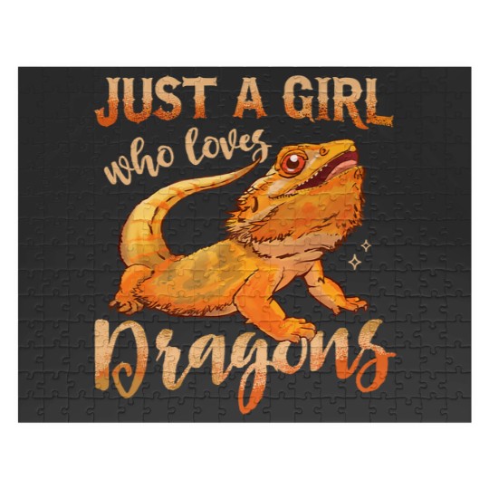 Discover Just A Girl Who Loves Bearded Dragons 297 Jigsaw Puzzles
