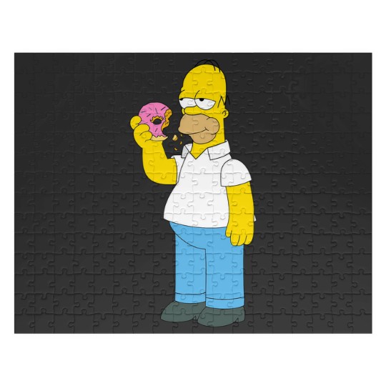 Discover The Simpsons Homer Simpson Donut Jigsaw Puzzles