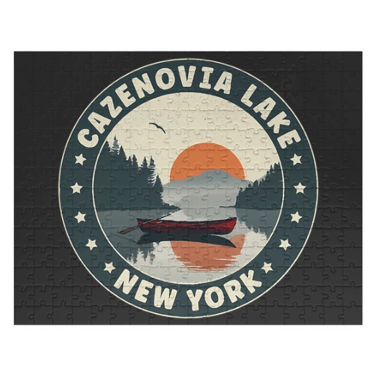 Discover Cazenovia Lake Cazenovia Lake New York Sunset Jigsaw Puzzles