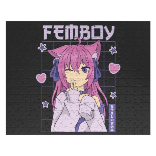 Discover Femboy Anime Cute Little Femboy Jigsaw Puzzles