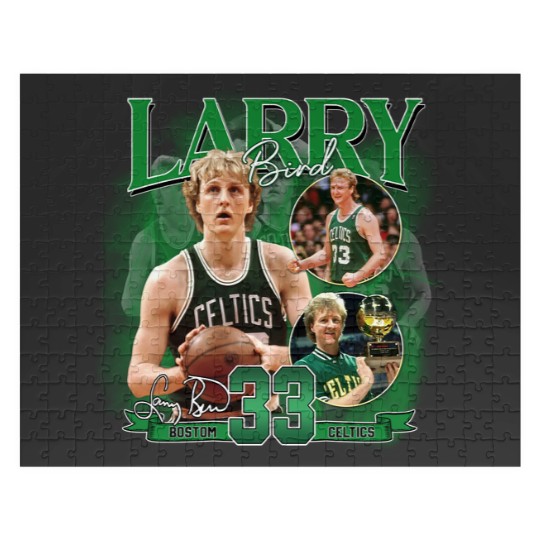 Discover Larry Bird Vintage Jigsaw Puzzle - Larry Bird Collection