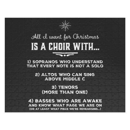Discover Funny Choir Director Design The Perfect Christmas Gift Jigsaw Puzzles
