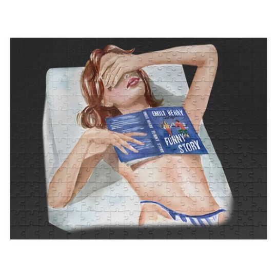 Discover Funny Story by Emily Henry book Jigsaw Puzzles