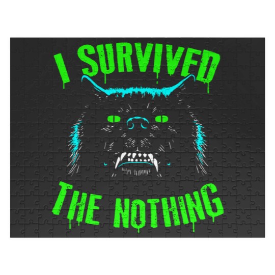 Discover Gmork I Survived The Nothing Neverending Vintage 80s Story Jigsaw Puzzles