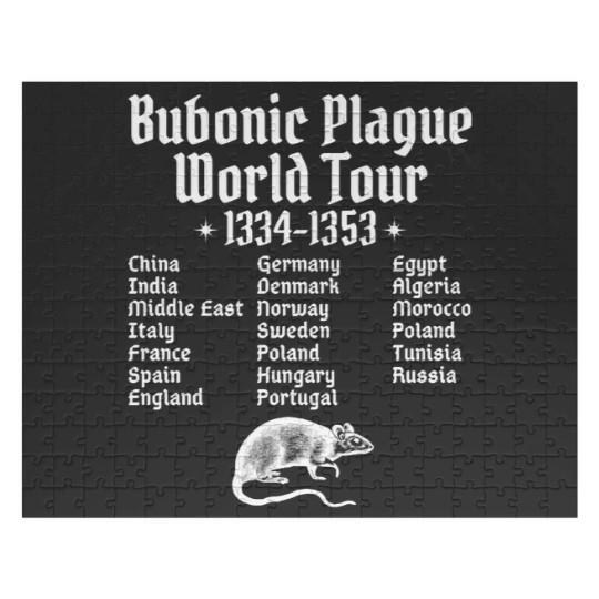 Discover Funny Meme Bubonic Plague World Tour Cringe Jigsaw Puzzles