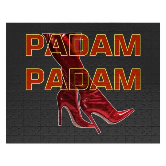 Discover PADAM PADAM Red Fierce Boots Short Sleeve Jigsaw Puzzles