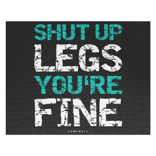 Discover Shut Up Legs Youre Fine Funny Workout TankTops Jigsaw Puzzles