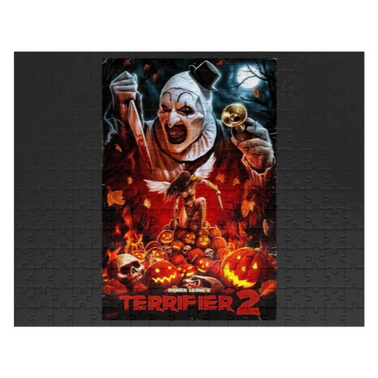 Discover Unisex Terrifier 2 Black Jigsaw Puzzles