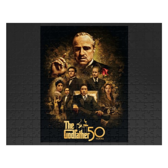 Discover Best Movies The GodFather Part 1, 2, 3 I, II, III Don Vito Corleone 50 Fifty Anniversary Jigsaw Puzzles