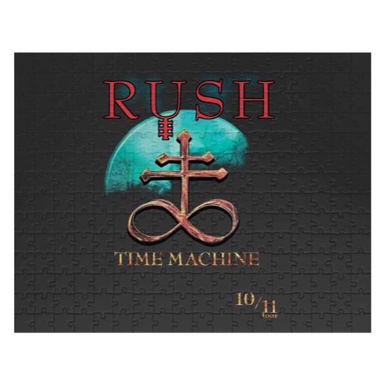 Discover Vintage 10/11 Rush Time Machine Tour Jigsaw Puzzles