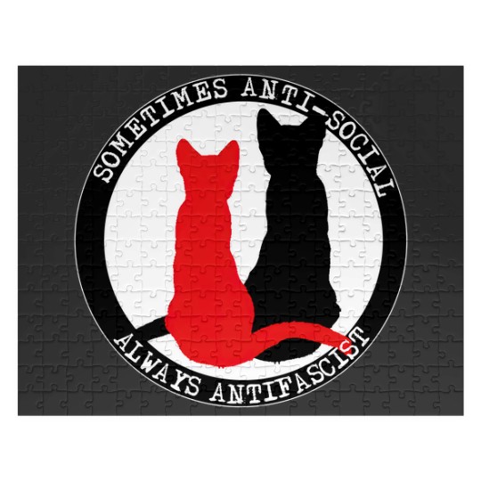 Discover Antifa Cats Jigsaw Puzzles