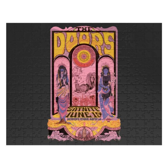 Discover Vintage The Doors 60's Concert Jigsaw Puzzles, The Doors Jigsaw Puzzles