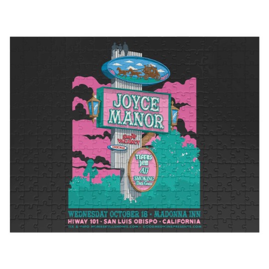 Discover Joyce Manor At Madonna Inn Show Jigsaw Puzzles Tigers Jaw Size S-5XL, Multicolor
