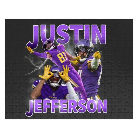 Discover Justin Jefferson Jigsaw Puzzles Collection