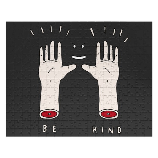 Discover Frightened Rabbit “Be Kind” Hands Jigsaw Puzzles