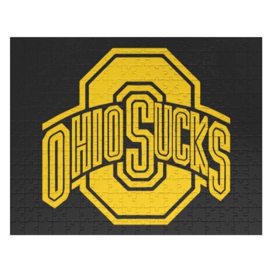 Discover Ohio Sucks Jigsaw Puzzles for Michigan Wolverine fans