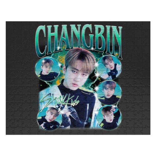 Discover Exclusive Stray Kids Changbin Bootleg Jigsaw Puzzles