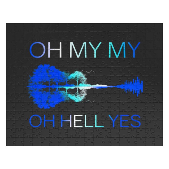 Discover Classic Oh my my Oh hell yes Guitar Jigsaw Puzzles