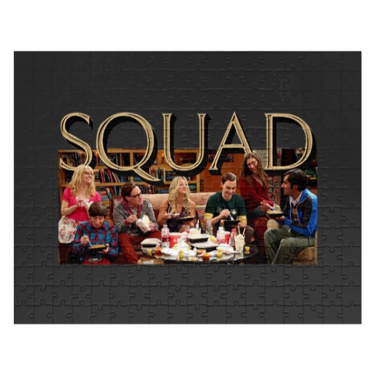 Discover Big Bang Theory Squad Jigsaw Puzzles, Funny Big Bang Theory Fan Jigsaw Puzzles