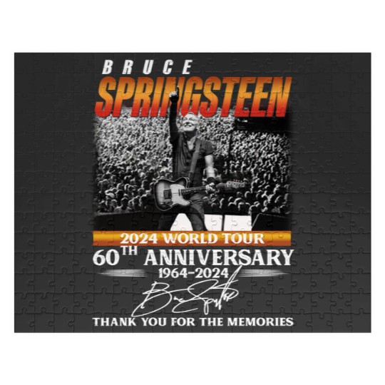 Discover Bruce Springsteen 2024 Tour Jigsaw Puzzles, Bruce Springsteen 60th Anniversary