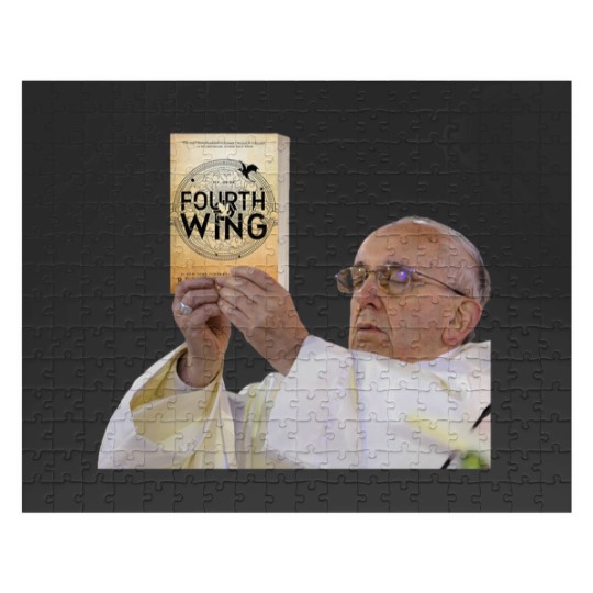 Discover Fourth Wing Pope Meme Jigsaw Puzzles