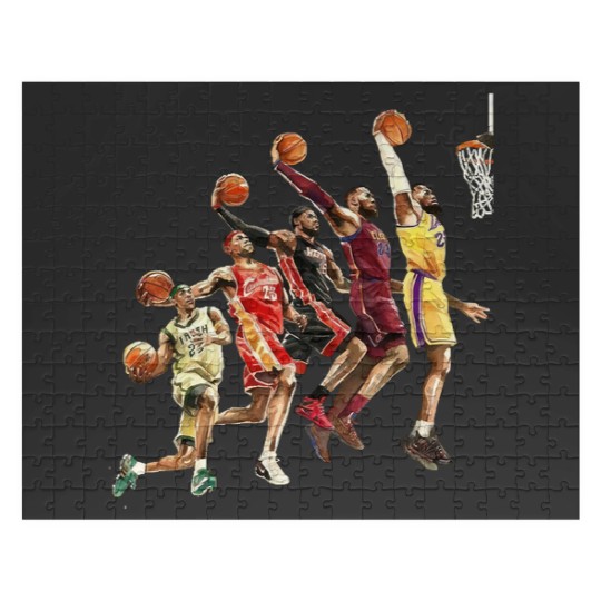 Discover The Evolution of lebron James, LeBron James'   Evolu Jigsaw Puzzles