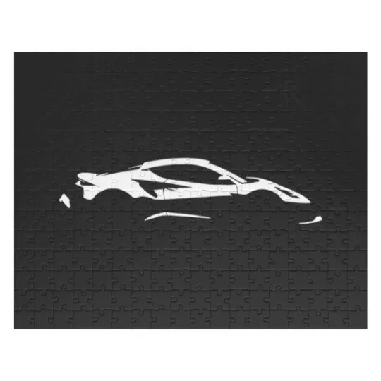 Discover Lotus Emira Silhouette white Jigsaw Puzzles
