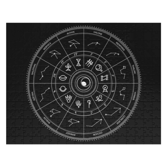 Discover Eorzea Zodiac Star Chart Jigsaw Puzzles