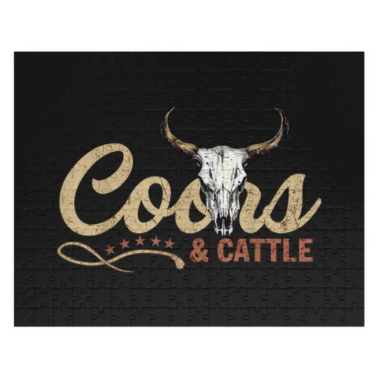 Discover Coor And Cattles Rodeo Western Cowboy Howdy Lover Jigsaw Puzzles