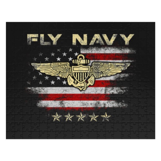 Discover Fly Navy Jigsaw Puzzles