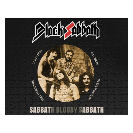Discover Black Sabbath- Bloody Sabbath rock punk Jigsaw Puzzles