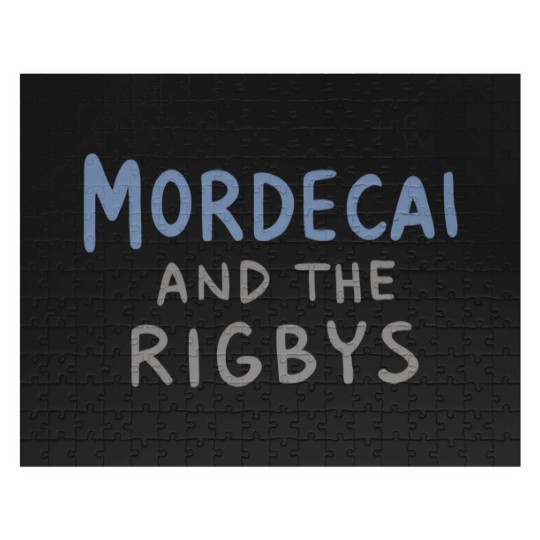Discover Mordecai and the Rigbys Ringer Jigsaw Puzzles, The Regular Show Jigsaw Puzzles, Unisex Ringer Jigsaw Puzzles