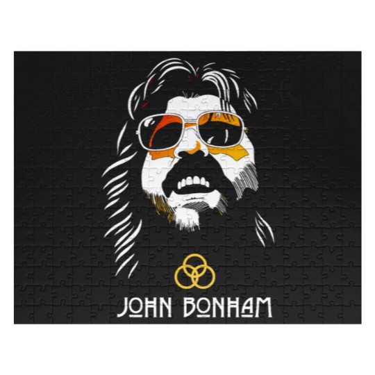 Discover John Bonham Bonzo Rock Musician Drummer Music Jigsaw Puzzles