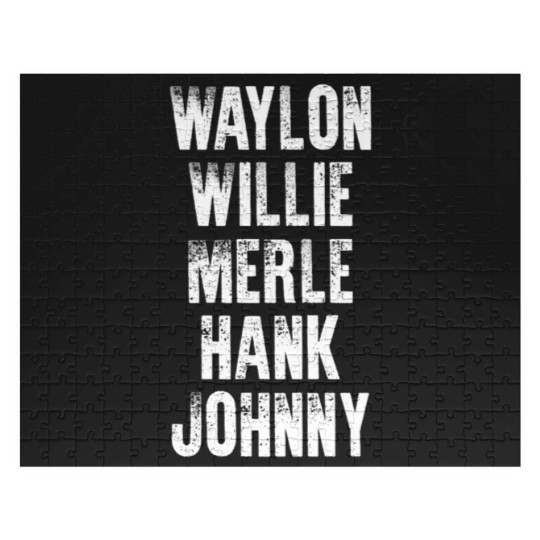 Discover Hank Williams Jr Highwaymen Old Dogs Chris Staplet Jigsaw Puzzles