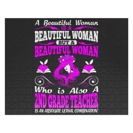 Discover Beautiful Woman 2nd Grade Teacher Lethal Jigsaw Puzzles