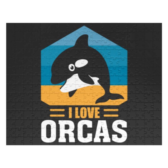 Discover Orca whale gift Jigsaw Puzzles