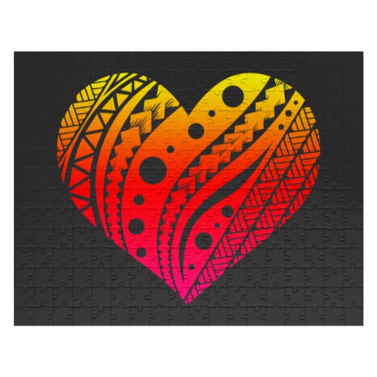 Discover Samoan Fatu Heart T Tattoo Gift Idea Jigsaw Puzzles